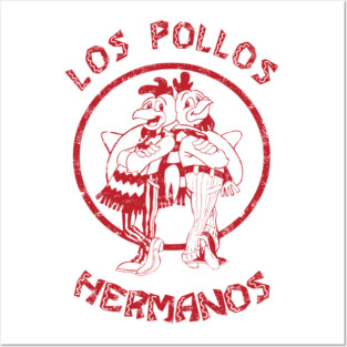 Los Pollos Hermanos Red Logo Posters and Art