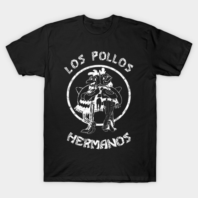 Los Pollos Hermanos White Logo T-Shirt by Tv Moments