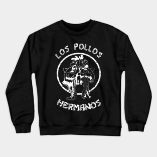 Los Pollos Hermanos White Logo Crewneck Sweatshirt