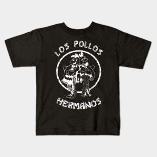 Los Pollos Hermanos White Logo Kids T-Shirt