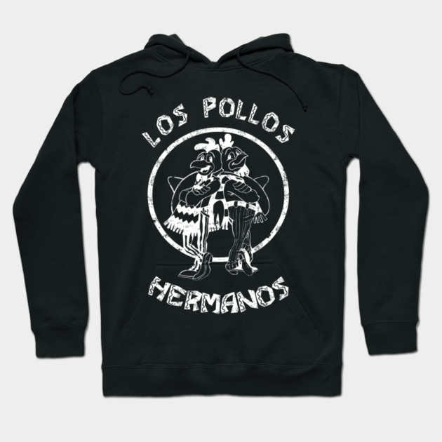 Los Pollos Hermanos White Logo Hoodie by Tv Moments