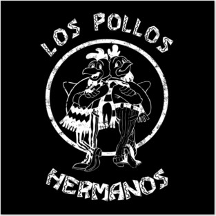 Los Pollos Hermanos White Logo Posters and Art