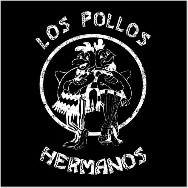 Los Pollos Hermanos White Logo Wall Art by Tv Moments