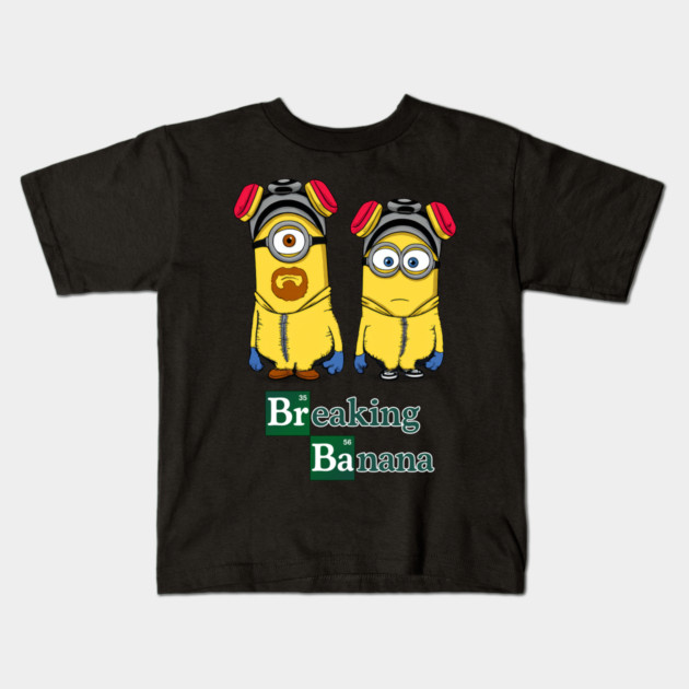 Breaking Banana Kids T-Shirt by Tv Moments