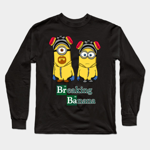 Breaking Banana Long Sleeve T-Shirt by Tv Moments