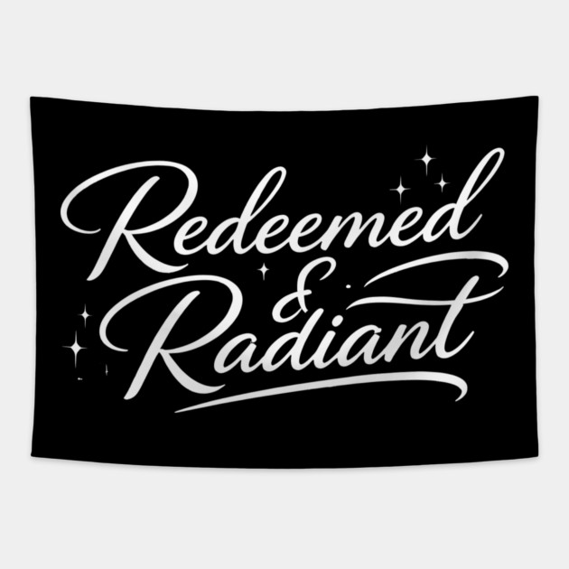 Redeemed & Radiant Christian Gift Tapestry by Francisca's Store