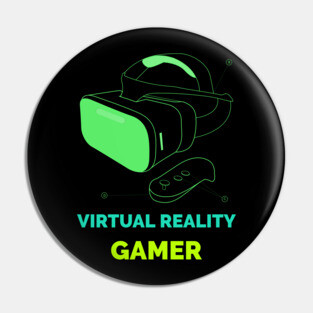 Virtual Reality gamer | VR Headset Pin
