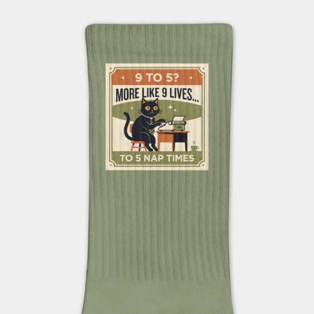 9 TO 5? MORE LIKE 9 LIVES TO 5 NAP TIMES. by Cataura