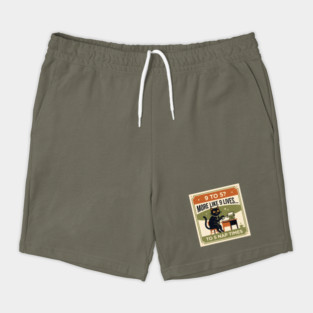 9 TO 5? MORE LIKE 9 LIVES TO 5 NAP TIMES. Shorts