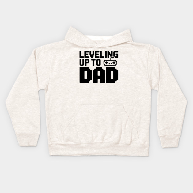 Leveling Up to Dad Kids Hoodie by Frank Ring