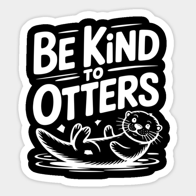 Be Kind to Otters Magnet by Frank Ring