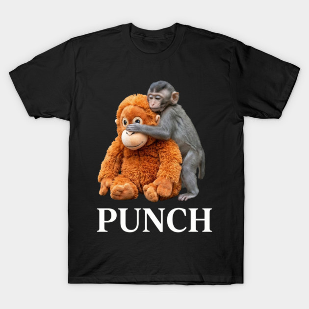 Punch Playful Monkey Humor Primate Lover T-Shirt by ArtistTee ⭐⭐⭐⭐⭐