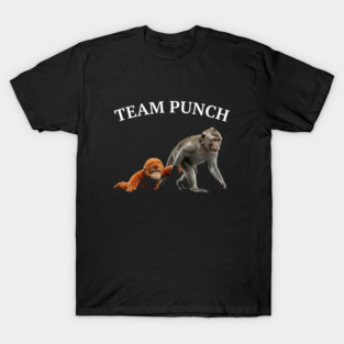 Team Punch Monkey Orangutan Primate Wildlife Animals T-Shirt