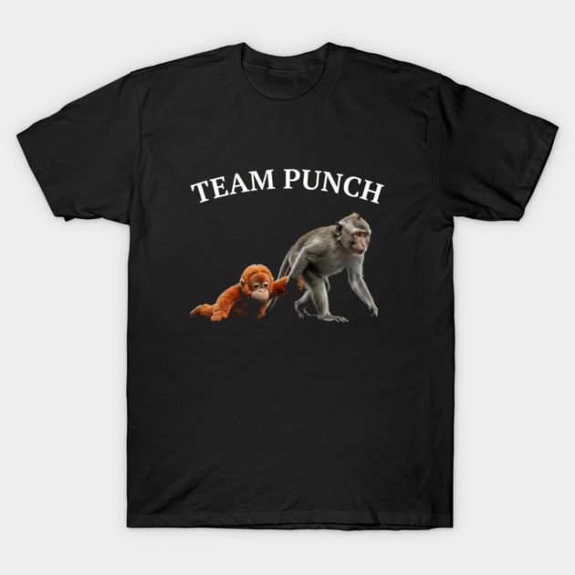 Team Punch Monkey Orangutan Primate Wildlife Animals T-Shirt by ArtistTee ⭐⭐⭐⭐⭐