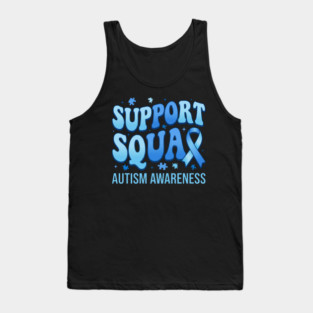 Support Squad Autism Awareness Family Supporter Tank Top