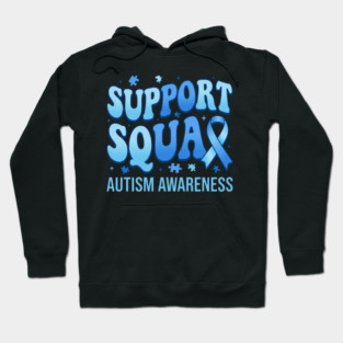 Support Squad Autism Awareness Family Supporter Hoodie