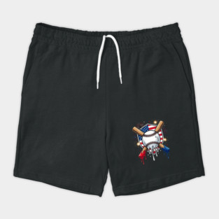 American Patriotic Baseball 4th Of July Shorts