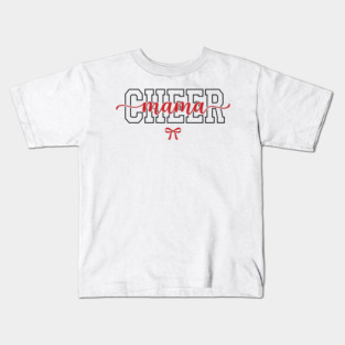 Cheer Mama Cheerleading Mom Kids T-Shirt