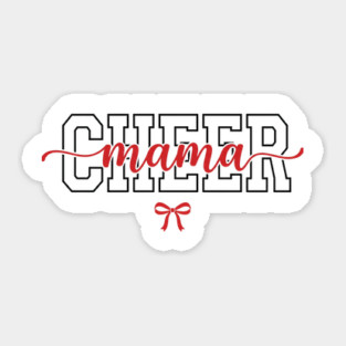 Cheer Mama Cheerleading Mom Sticker