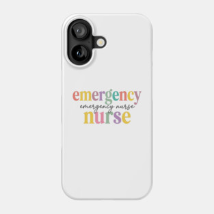 Emergency Emergency Nurse Nurse Healthcare Professional Registered RN Phone Case