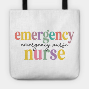 Emergency Emergency Nurse Nurse Healthcare Professional Registered RN Tote