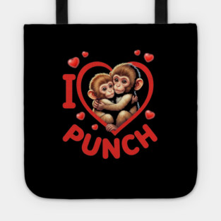 I Love Punch Monkey Drink Lover Party Host Tote