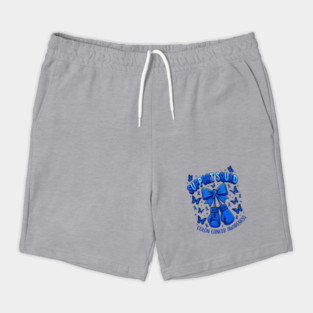 Support Squad Colon Cancer Awareness Survivor Fighter Advocate Shorts