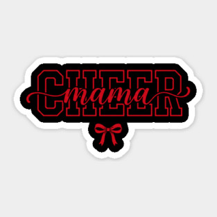 Cheer Mama Cheerleading Mom Parent Sticker