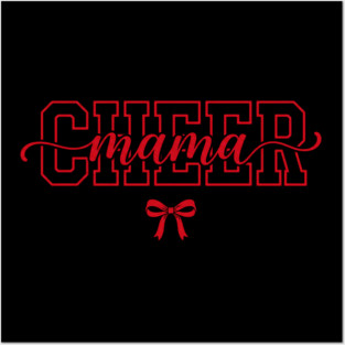 Cheer Mama Cheerleading Mom Parent Posters and Art