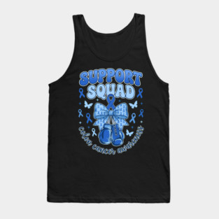 Support Squad Colon Cancer Awareness Supporter Family Tank Top