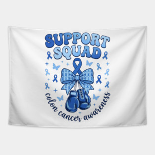 Support Squad Colon Cancer Awareness Family Supporter Tapestry