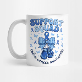 Support Squad Colon Cancer Awareness Family Supporter Mug