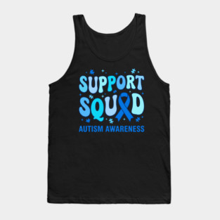 Autism Awareness Support Squad Family Supporter Tank Top
