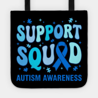 Autism Awareness Support Squad Family Supporter Tote
