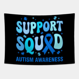 Autism Awareness Support Squad Family Supporter Tapestry