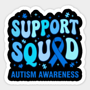 Autism Awareness Support Squad Family Supporter Magnet