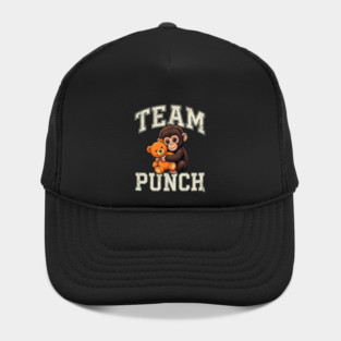 Team Punch Baby Monkey Teddy Bear Boxer Athlete Hat