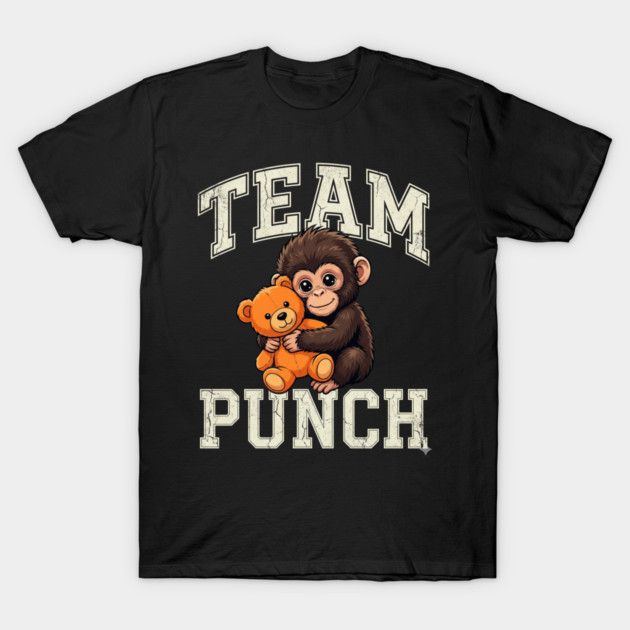 Team Punch Baby Monkey Teddy Bear Boxer Athlete T-Shirt by ArtistTee ⭐⭐⭐⭐⭐