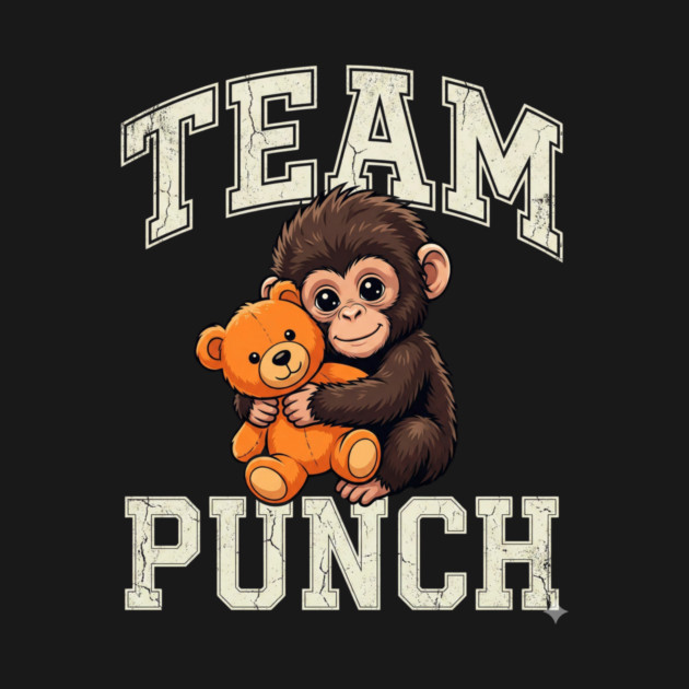 Team Punch Baby Monkey Teddy Bear Boxer Athlete by ArtistTee ⭐⭐⭐⭐⭐