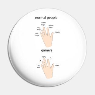 I'm a gamer Pin