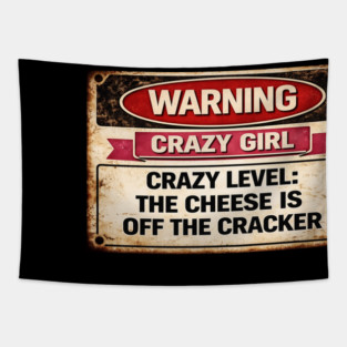 Cheese is off the cracker Tapestry