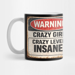 Crazy Girl Level Insane Mug