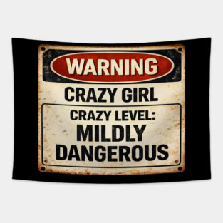 Crazy Level Mildly Dangerous Tapestry