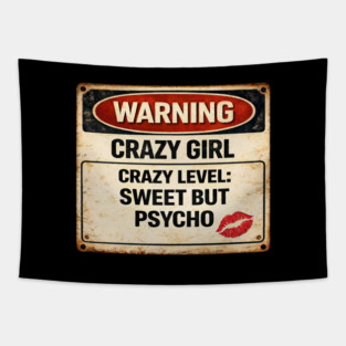 Sweet But Psycho Tapestry