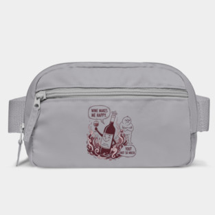 Wine Makes Me Happy You Not So Much Funny Pinot Noir Wine Bag