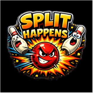 Split Happends Posters and Art