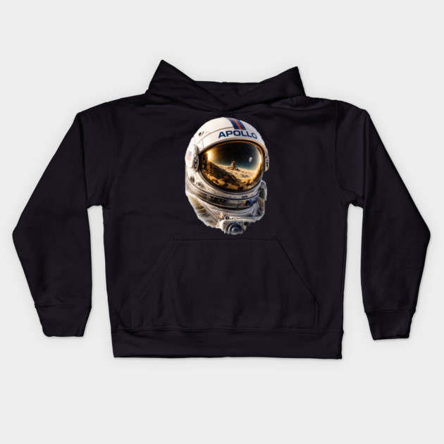Apollo Helmet Kids Hoodie by CrazyGirl