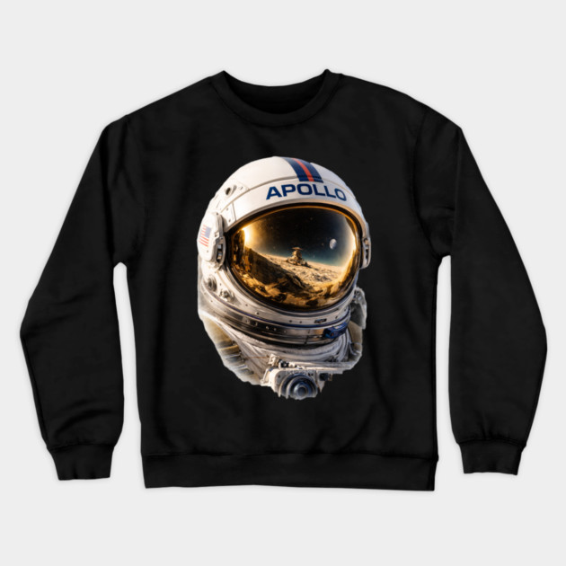 Apollo Helmet Crewneck Sweatshirt by CrazyGirl