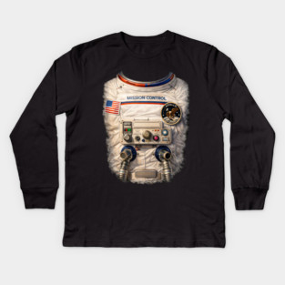 Space Suit Kids Long Sleeve T-Shirt