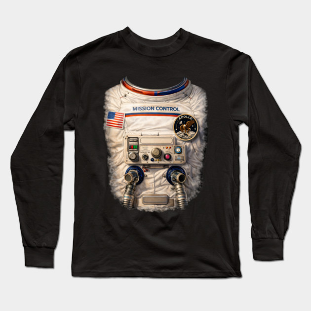 Space Suit Long Sleeve T-Shirt by CrazyGirl